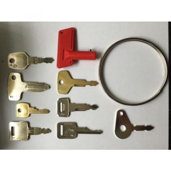 Plant Hire Key Set - 8 Keys - FREE LUCAS *FREE POSTAGE* #1 image