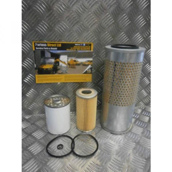 JCB 3C &amp; 3D 250/500 Hours Filter Service Kit up to Serial No 0129342 #2 image