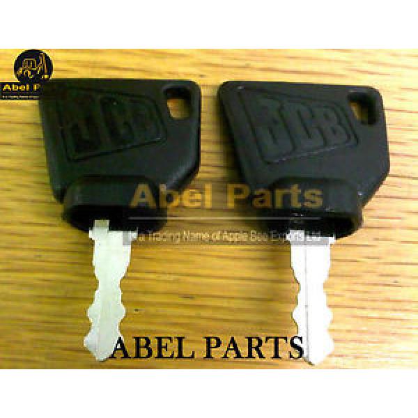 JCB PARTS 3CX - GENUINE JCB IGNITION KEYS  (2 PCS) #1 image