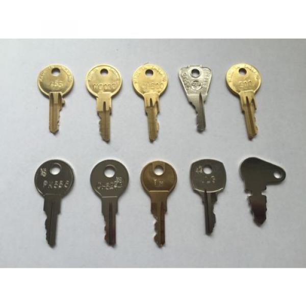 14 Key Aerial Key Set Plant Hire Equipment Keys *FREE POSTAGE* #2 image