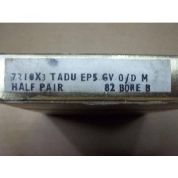 RHP PRECISION BEARINGS 7210X3 TADU EP5 GV 0/D M HALF PAIR 82 BORE B #2 image