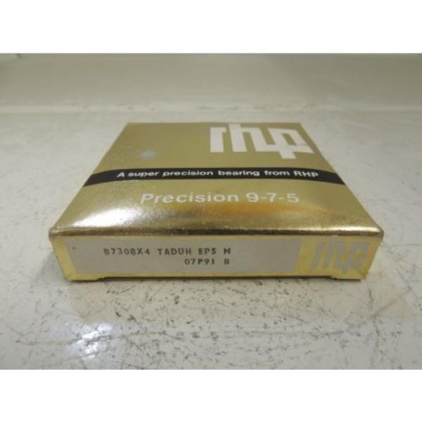 RHP Precision Bearing B7308X4 TADUH EP5 M, NIB #3 image