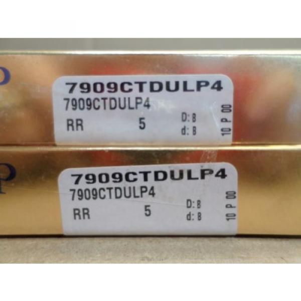 Pair of RHP 7909CTDULP4 Duplex Precision Angular Ball Bearings #2 image