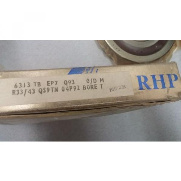 RHP Bearing on Box: 6313 TB EP7 Q93 R33/43 QS9TN 04P92 Bore T NEW OLD STOCK #2 image