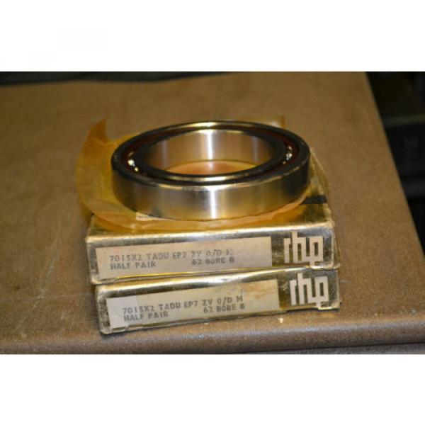 (Lot of 2) RHP Preceision 9-7-5 Bearings, 7015X2 TAU EP7 ZV 0/D M, 62 BORE B #1 image