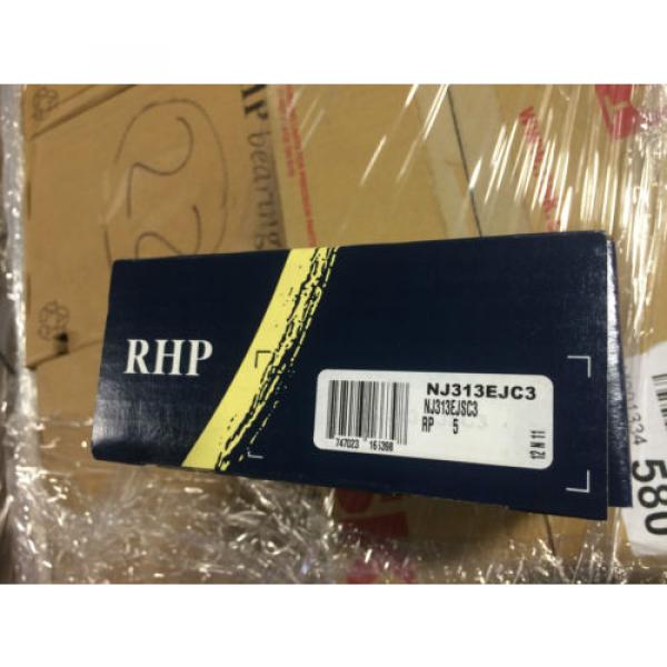 RHP cylindrical roller bearing NJ313.ECJ.C3 #1 image