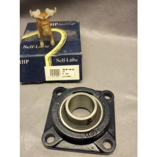 RHP Bearings SF45 Cast Iron Self-Lube 4-Bolt Flange Bearing #1 image